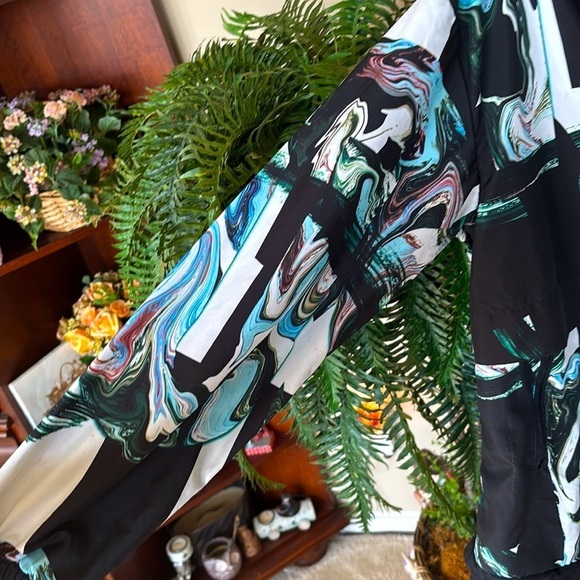 Retro Vintage Nike Hooded Pullover Windbreaker Jacket Graphic Print Quarter Zip - Picture 15 of 16